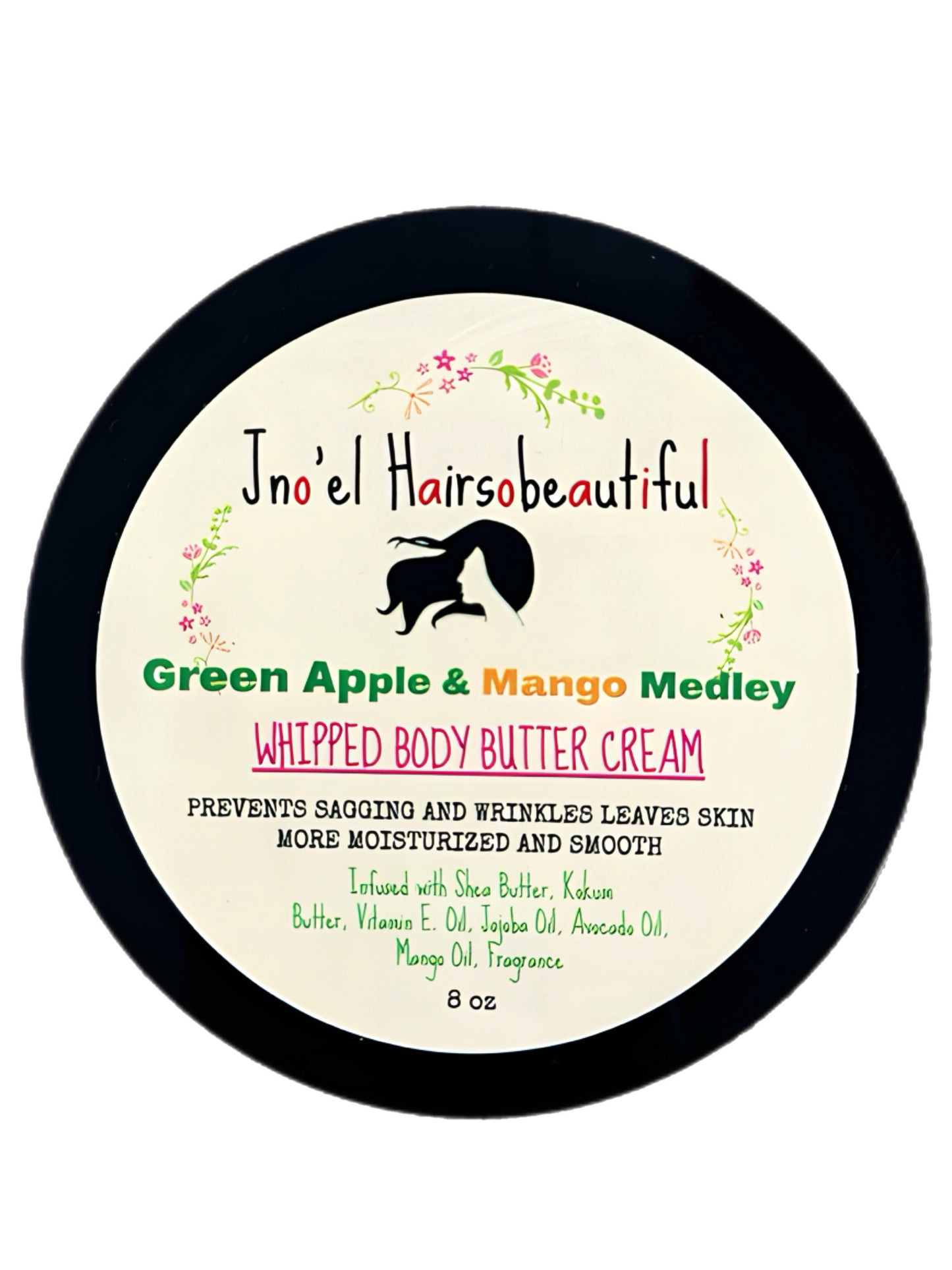 Green Apple & Mango Medley Whipped Body Butter Cream